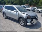2017 Nissan Rogue Sv Silver vin: JN8AT2MV2HW274004