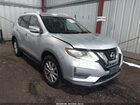2017 Nissan Rogue Sv Silver vin: JN8AT2MV4HW016146