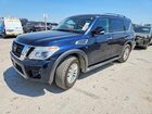 2018 Nissan Armada Sv Синий vin: JN8AY2NC4J9558091