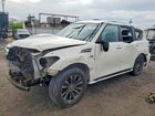 2017 Nissan Armada Platinum White vin: JN8AY2NDXH9004766
