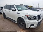 2020 Nissan Armada Platinum 2wd White vin: JN8AY2NF2L9360509