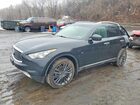 2017 Infiniti Qx70 Base Black vin: JN8CS1MW5HM410667
