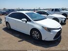 2022 Toyota Corolla Hybrid Le White vin: JTDEAMDE6N3011963