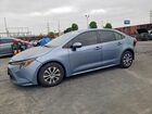 2021 Toyota Corolla Le Blue vin: JTDEAMDE9MJ021347