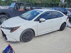 2022 Toyota Corolla Le White vin: JTDEPMAE4N3024276
