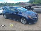 2022 Toyota Corolla Le Blue vin: JTDEPMAEXNJ199921
