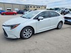 2020 Toyota Corolla Le White vin: JTDEPRAE2LJ057850