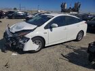 2021 Toyota Prius Prime Le White vin: JTDKAMFP0M3190825