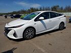 2021 Toyota Prius Prime Le White vin: JTDKAMFP3M3192603