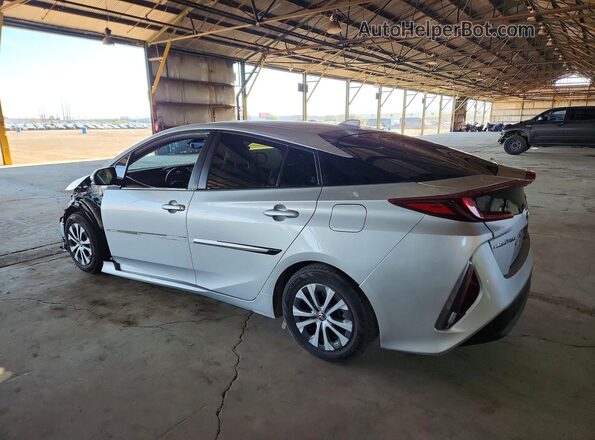 JTDKAMFP9M3185252 2021 TOYOTA PRIUS Silver Tył lewy