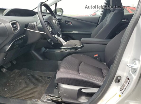 JTDKAMFP9N3215416 2022 TOYOTA PRIUS Silver Vista interior delantera