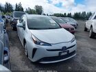 2021 Toyota Prius Le White vin: JTDKAMFU3M3147330