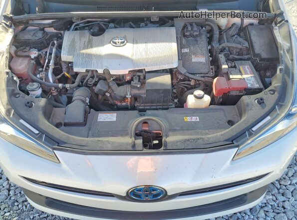 JTDKAMFUXN3172954 2022 TOYOTA PRIUS Белый Вид задней части салона