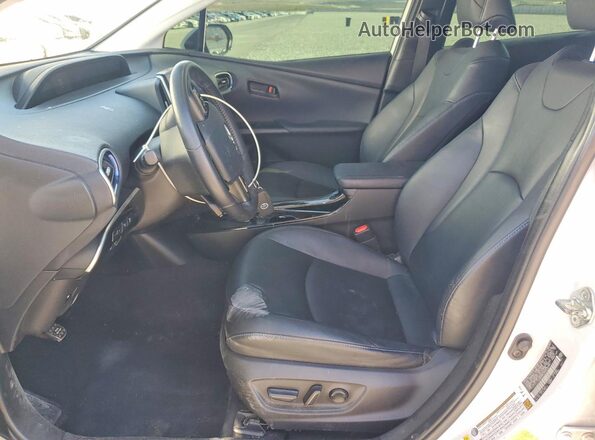 JTDKAMFUXN3172954 2022 TOYOTA PRIUS Белый Вид салона спереди