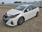 2020 Toyota Prius Prime Le White vin: JTDKARFP9L3137617