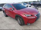 2017 Lexus Nx 200t Red vin: JTJYARBZ4H2078584