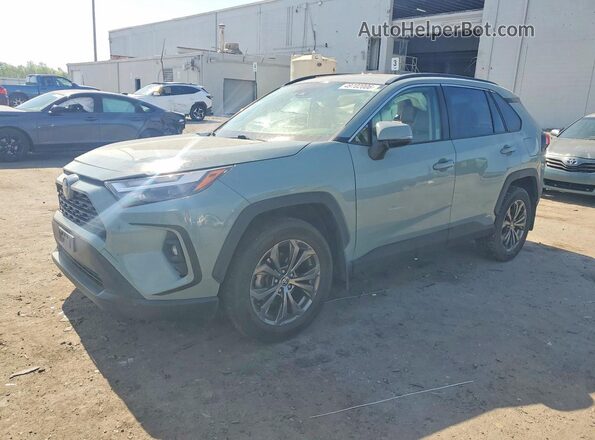 JTMB6RFV3ND070431 2022 TOYOTA RAV4 Green Առջևի ձախ երեք քառորդ տեսարան