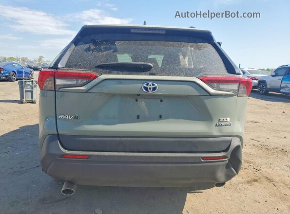 JTMB6RFV3ND070431 2022 TOYOTA RAV4 Green Հետևի տեսք
