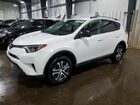 2018 Toyota Rav4 Le White vin: JTMBFREV0JJ261365