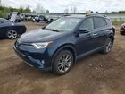2017 Toyota Rav4 Limited Blue vin: JTMDFREV3HD218978