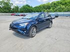 2017 Toyota Rav4 Hv Limited Blue vin: JTMDJREV4HD136062