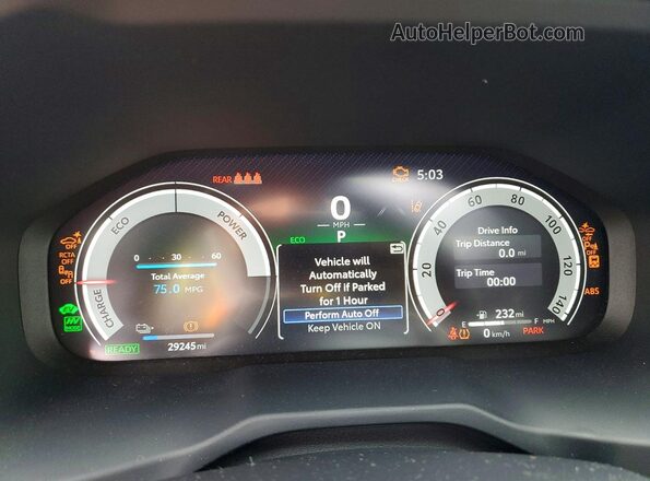 JTMFB3FV6PD159679 2023 TOYOTA RAV4 Красный Вид щитка приборов
