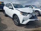 2018 Toyota Rav4 Xle White vin: JTMRFREV0JJ746247