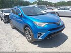 2018 Toyota Rav4 Limited Blue vin: JTMYFREV1JJ205428