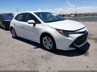 2019 Toyota Corolla Se White vin: JTNK4RBE3K3023327