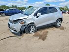 2018 Chevrolet Trax Ls Silver vin: KL7CJKSB4JB624164