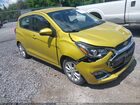 2022 Chevrolet Spark Fwd 1lt Manual Yellow vin: KL8CC6SA2NC016955