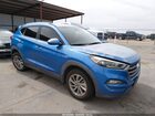 2016 Hyundai Tucson Se Blue vin: KM8J33A40GU186507