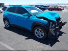 2022 Hyundai Kona Sel Light Blue vin: KM8K6CAB7NU902486
