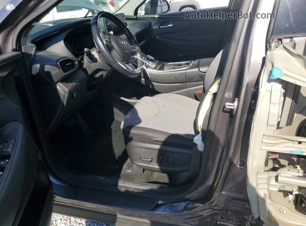KM8S2DA12MU006166 2021 HYUNDAI SANTA Gray Вид салону спереду