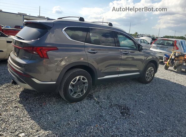 KM8S2DA12MU006166 2021 HYUNDAI SANTA Gray Задня права чверть
