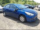 2016 Hyundai Accent Se Синий vin: KMHCT4AE0GU045718
