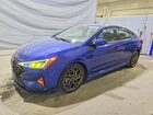 2020 Hyundai Elantra Sport Blue vin: KMHD04LBXLU070331