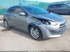 2017 Hyundai Elantra Gt   Gray vin: KMHD35LH0HU369500