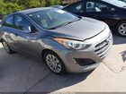 2017 Hyundai Elantra Gt   Gray vin: KMHD35LH3HU376831