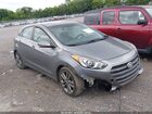 2016 Hyundai Elantra Gt   Gray vin: KMHD35LHXGU302837