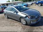 2019 Hyundai Elantra Se Gray vin: KMHD74LF7KU816845