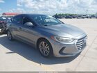 2018 Hyundai Elantra Sel Gray vin: KMHD84LF0JU560348