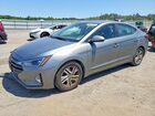 2019 Hyundai Elantra Sel Gray vin: KMHD84LF1KU767445