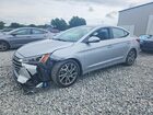 2020 Hyundai Elantra Limited Silver vin: KMHD84LF1LU105172