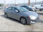 2019 Hyundai Elantra Value Edition Gray vin: KMHD84LF2KU878229