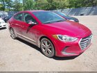 2017 Hyundai Elantra Se Red vin: KMHD84LF4HU076709