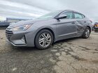 2020 Hyundai Elantra Sel Gray vin: KMHD84LF5LU919048