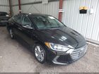 2017 Hyundai Elantra Limited Black vin: KMHD84LF6HU355143