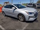 2019 Hyundai Elantra Sel Silver vin: KMHD84LF7KU879893