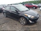 2016 Hyundai Elantra Limited Черный vin: KMHDH4AE0GU594079